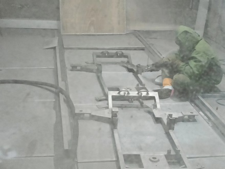 軌道交通涂裝生產(chǎn)線客戶案例現(xiàn)場1