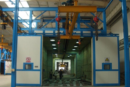 結(jié)構(gòu)件機(jī)械噴砂房