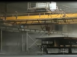 龍門式噴砂機器人