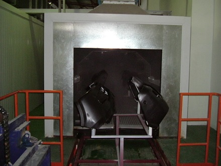 汽車保險桿滑噴涂線