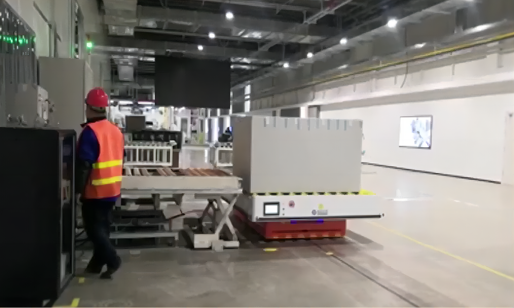 30噸重載AGV搬運小車應用 30噸重載AGV搬運小車應用